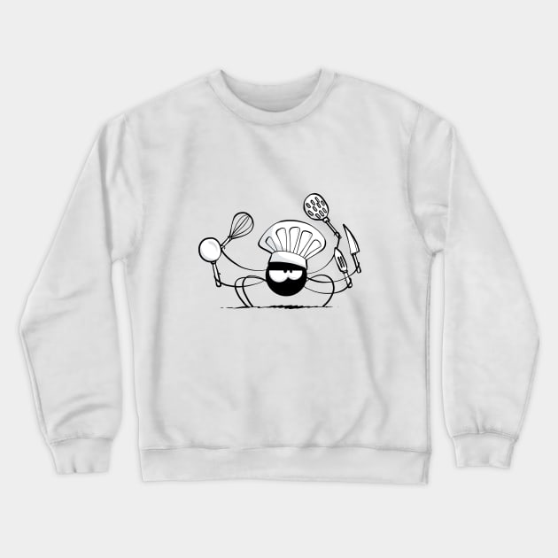 Beth the spider - Cooking time Crewneck Sweatshirt by TomiAx